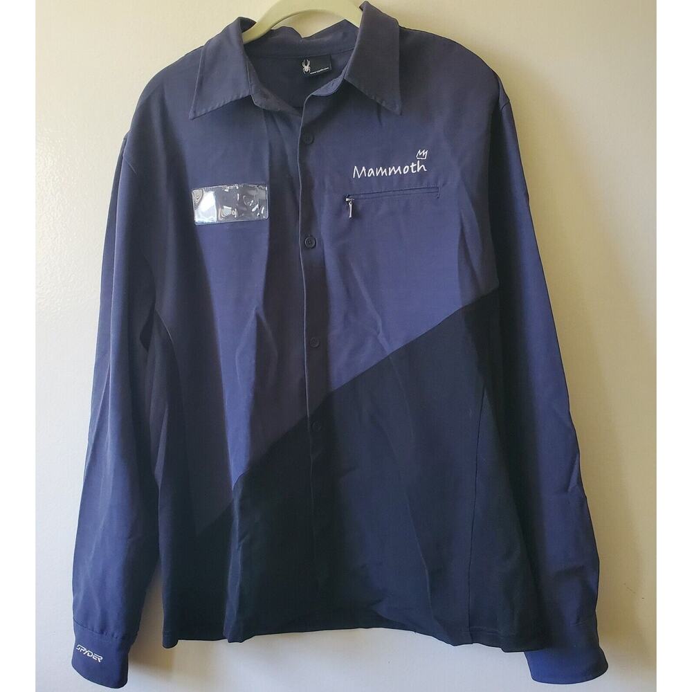 Spyder Mens Work Shirt Mammoth Mountain Ski Resort Size M
